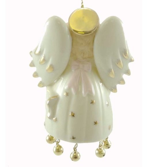 ❗️MOVING SALE❗️ LENOX “Ringing in Peace” Angel Ornament - Picture 2 of 10